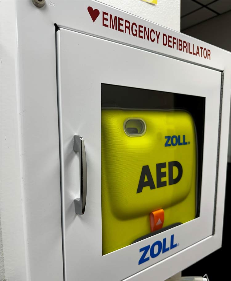 emergency defibrillator repair
