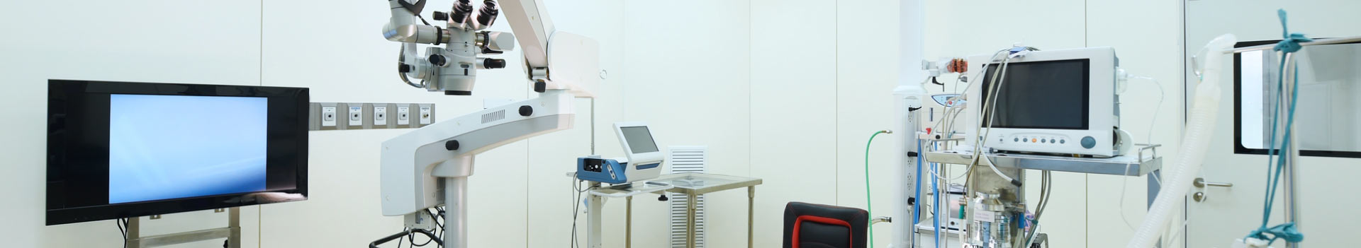 hospital with medical equipments